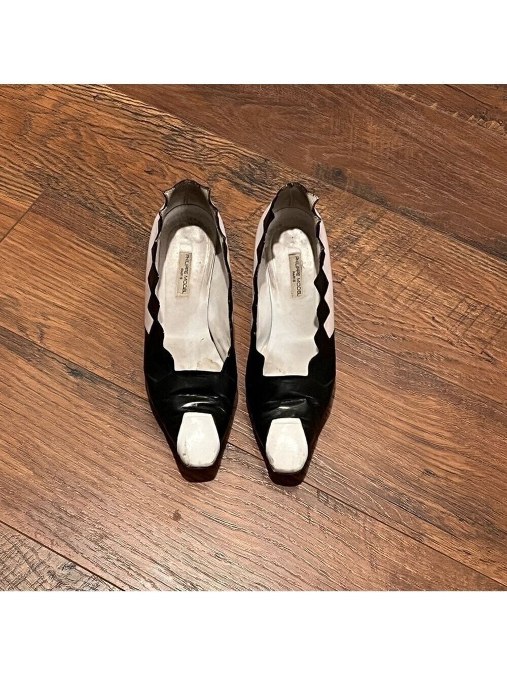 PHILIPPE MODEL Paris vintage leather heels.  Made in Italy. Size 37.5 - Picture 2 of 11